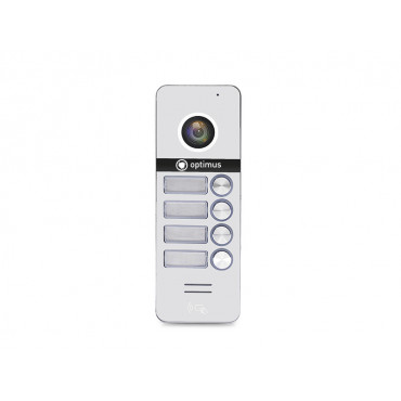 Панель видеодомофона Optimus DSH-1080/4 (Белый)